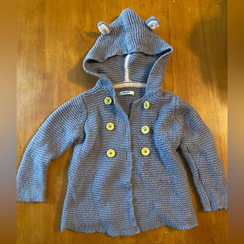 Baby Boden bear sweater